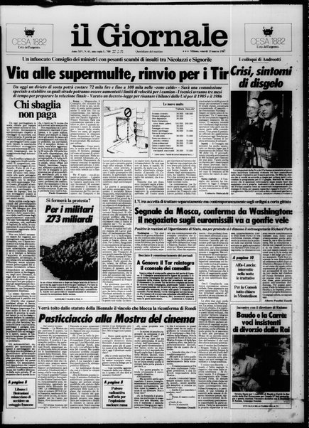 Il giornale : quotidiano del mattino